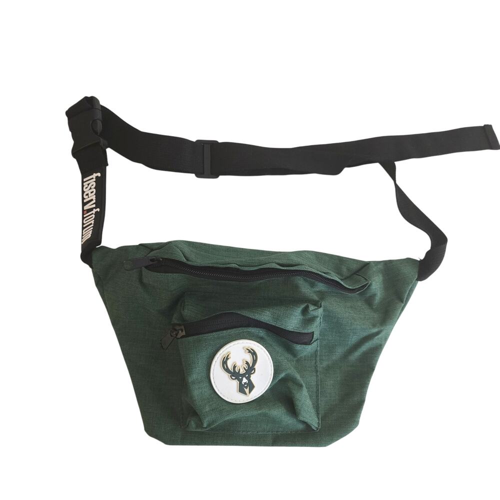 Milwaukee Bucks NBA Green Waist Fanny Pack